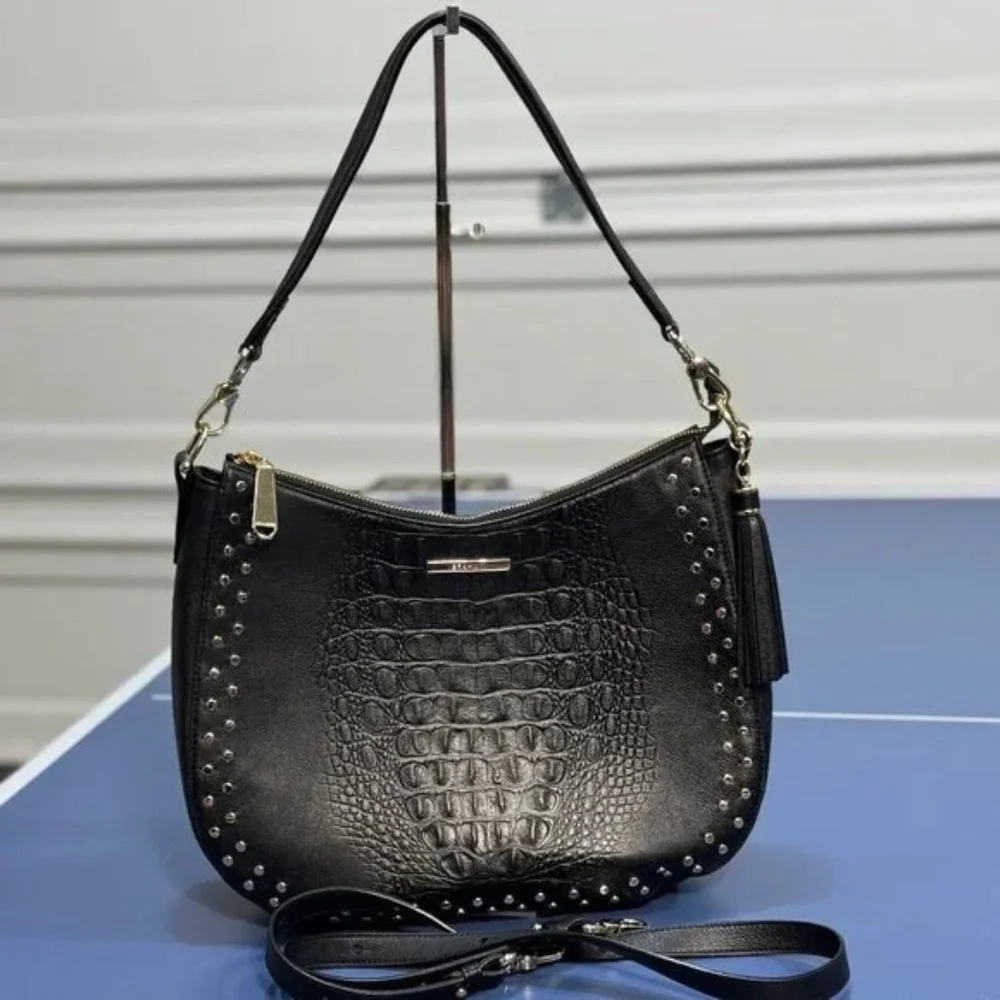 Brahmin Black Daphne Winston Shoulder Bag- Used